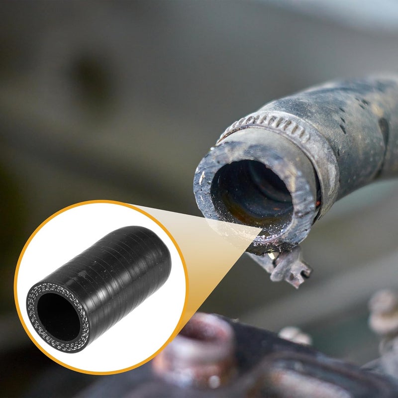 Partuto 1Pc 22mm 0.87" ID Universal Silicone Coolant Cap Intake Vacuum Hose End Plug - Car for Coolant Heater Bypass Vacuum Water Port - Silicone Black - Image 3